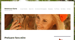 Desktop Screenshot of bebelusaoana.ro